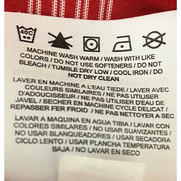 Nike Golf Tour Performance Men's Red/Wht Striped Short Sleeve Polo Casual SZ XXL - Picture 8 of 8